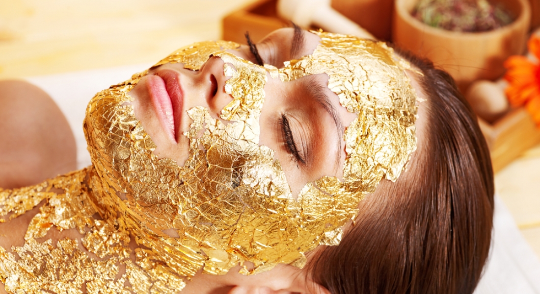 gold mask